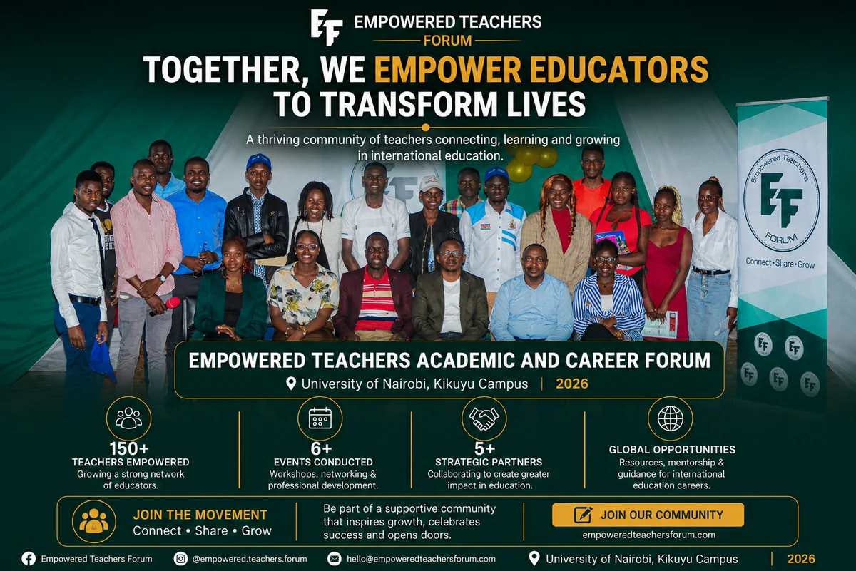 Empowered Teachers Academic and Career Forum at University of Nairobi, Kikuyu Campus, 2026